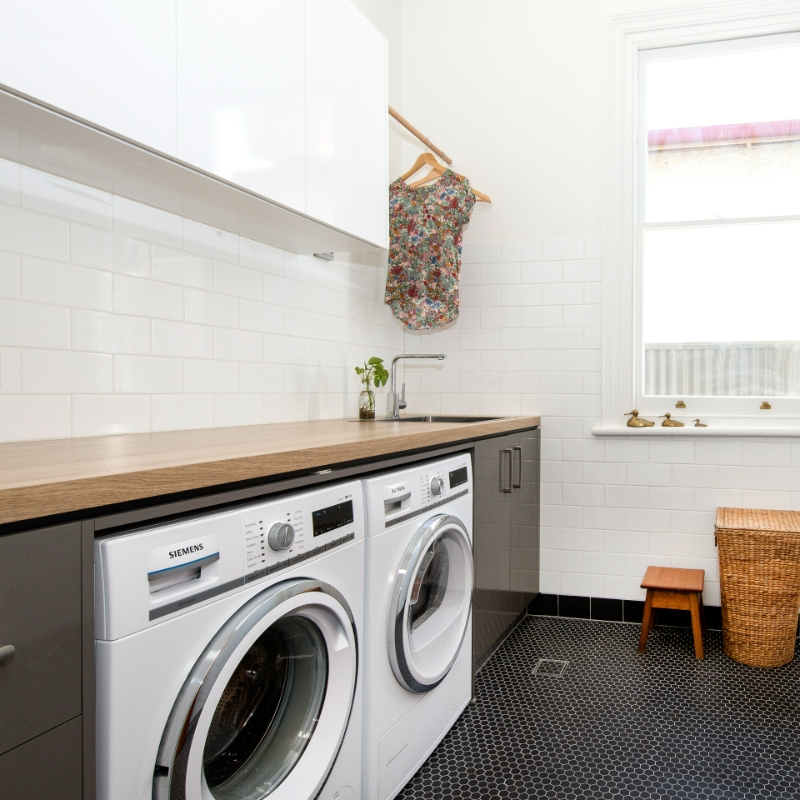 Laundry Renovations in Adelaide Uzit Kitchens & Robes